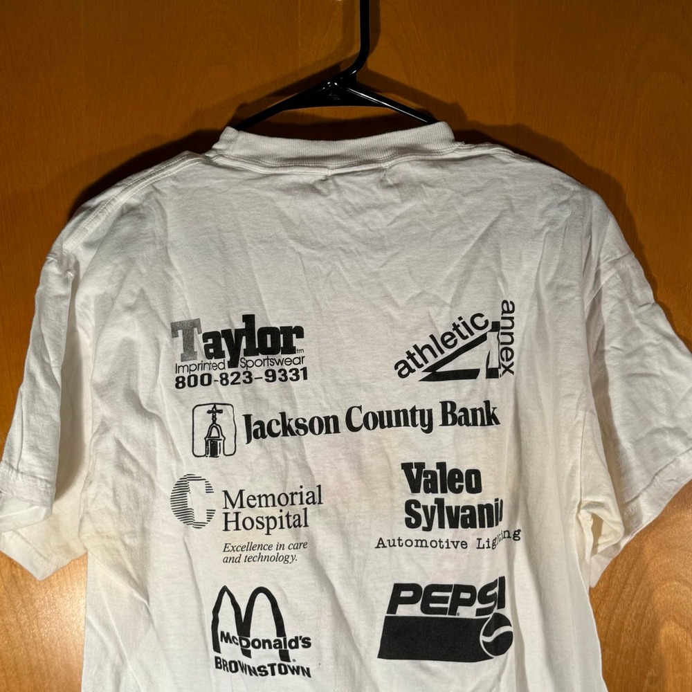 Vintage 1998 Brownstown Indiana IN Watermelon Festival 5K Run Walk Shirt Large L - Picture 7 of 8
